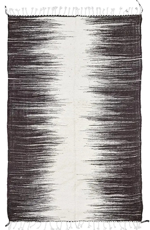 Black Moroccan Kilim Rug