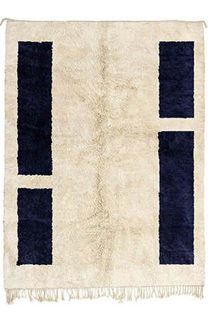 Blue Shag Rug