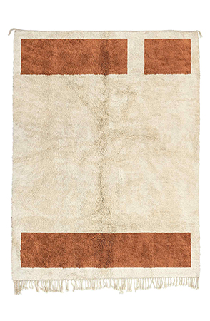 Brown Moroccan Column Rug