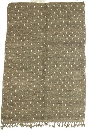 Grey Moroccan Doted Rug