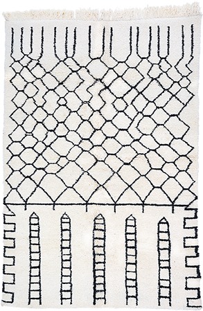 Ivory Lozenges Rug