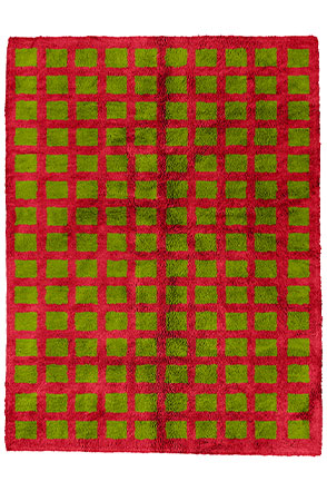 Jungle Green Intersected Rug