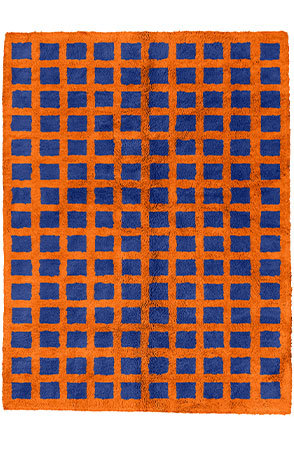 Navy Blue Board Rug
