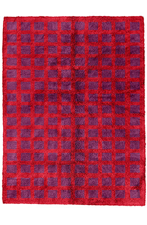 Purple Intersected Rug