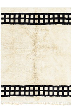 Traditional Checkered Rug