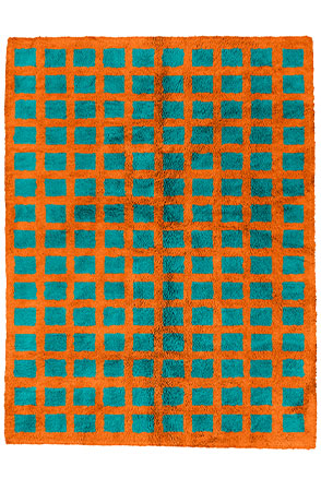 Turquoise Board Rug