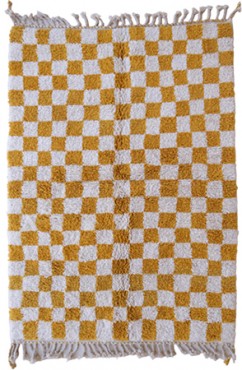 Beni Yellow Checkered 4363