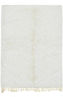 Black and White Beni-Style Rug 3326