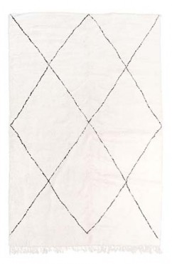 Black and White Tessal Rug 2903