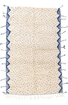 Blue Polka Area Rug 2714