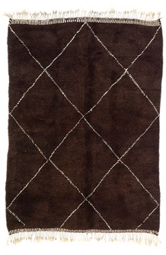 Brown Lozenges Rug 1155