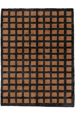 Brown Tic-tac-toe Rug 2365