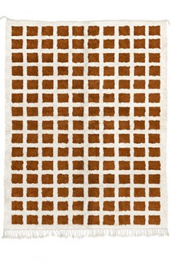 Chocolate Brown Checkerboard Rug 2011