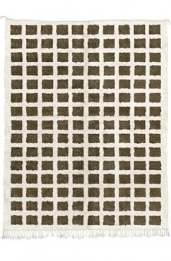 Dark Grey Checkerboard Rug 2026