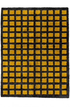 Golden Tic-tac-toe Rug 2376