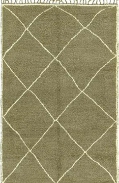 Green Boho Rug 3072