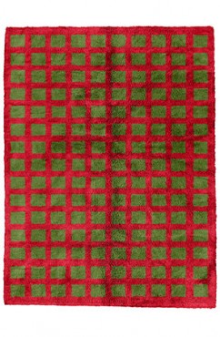 Green Intersected Rug 2417