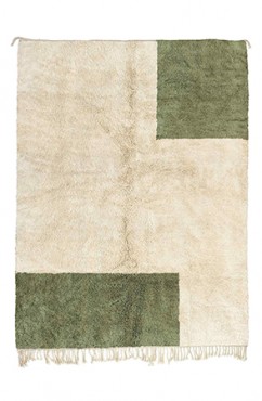 Green Minimalist Area Rug 2806