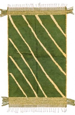 Green Moroccan Rug 3010