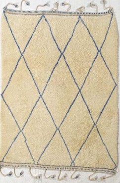 Ivory Beni Ourain Rug 2979