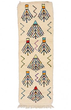 Ivory Floor Runner Rug 1099