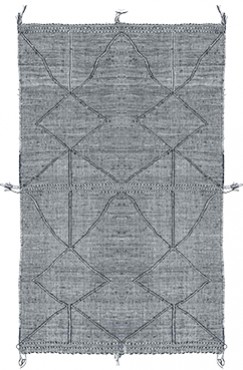 Kilim moroccan rug 3384