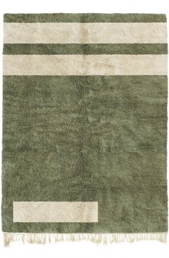Green Architectural Rug 3750