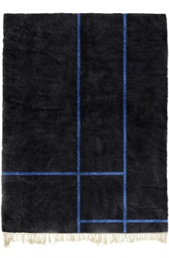 Blue Clean Lines Modern Rug 3764