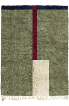 Green Deco Rug 4224