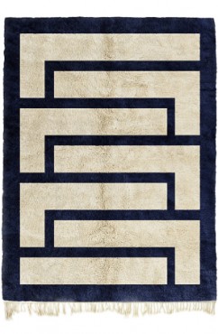 Blue Kasbah Kaleidoscope Rug 4047