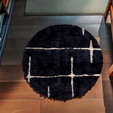 Desert Night Round Rug 5199