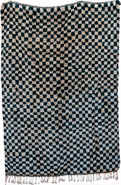 Handmade Green Moroccan Rug 5219
