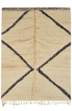 Off White Berber Area Rug 2957