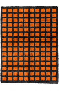 Orange Tic-tac-toe Rug 2370