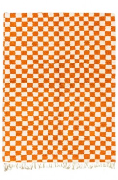 Orange/White Rug 2610