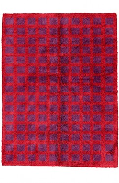 Purple Intersected Rug 2407