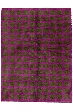 Taupe Checkers Rug 2388