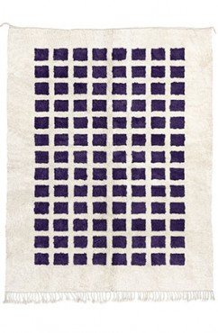 Velvet Checkbox Rug 2048