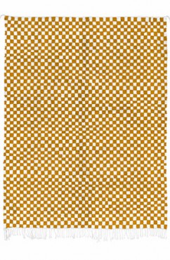 Orange Checkered Rug 2004