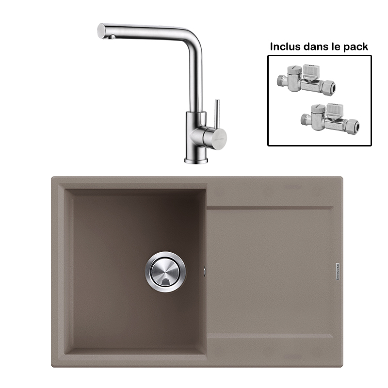 Pack : BRADANIT 38 MOKA + AVISIO INOX 90