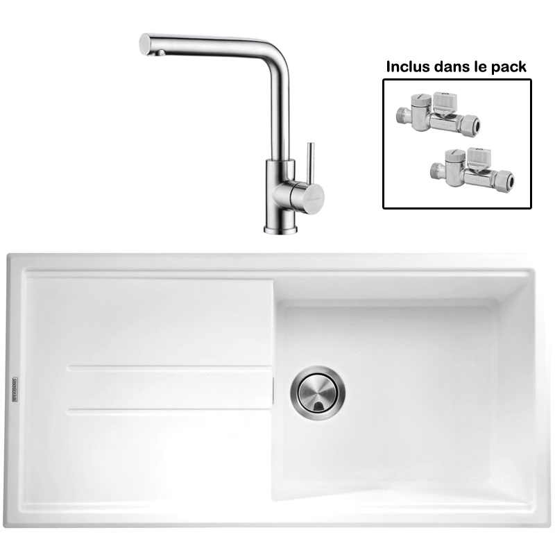 Pack : BRADANIT 48 BLANC + AVISIO INOX 90
