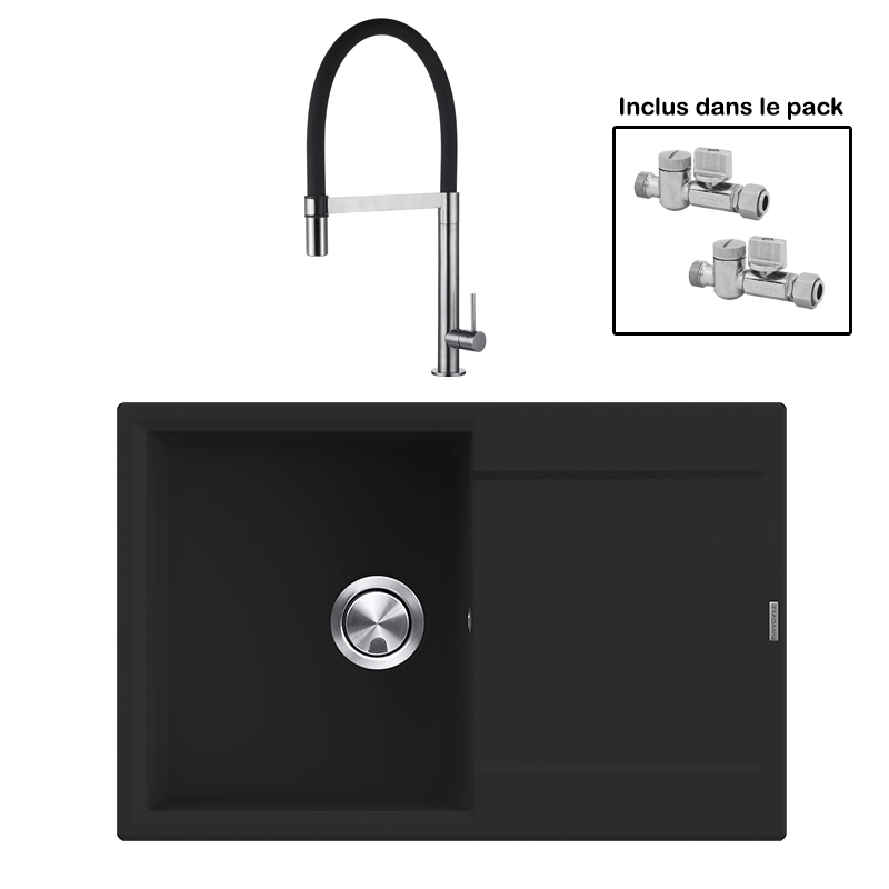 Pack : BRADANIT 38 NOIR + TANARO BLACK